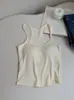Novo Colete Versátil Modelador de Primavera e Verão com Bojos, Camiseta Básica Sem Mangas para uma Bela Costas