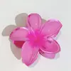 Horquilla de flor de huevo color degradado clip grande estilo vacaciones de verano clip de flor de huevo Horquilla playa orilla del mar femenina