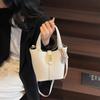 Bolso Elegante de Moda Verano Nuevo Bosse Bolso Cubo de Moda Sentido de Alta Gama Bolso de Hombro con Cerradura de Moda Bolso de Mujer