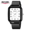 Reloj de Examen Estudiante Simple y Elegante con Manecillas Cuadradas, Movimiento de Cuarzo, Reloj de Pulsera Resistente al Agua 50m, Venta al por Mayor desde la Fuente