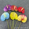 Ventas Directas Transfronterizas Película con Sensación de Impresión 3D Palma Roja Arco de Boda Material de Flores para Guía de Camino Decoración del Hogar Accesorios para Sesión de Fotos