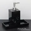 Kit de artículos de tocador de baño europeo para hotel Baño de habitación modelo Adornos de baño Botella de desinfectante de manos Botella de loción Juego de bandeja