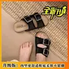 Sandalias de Diseño de Nicho con Temperamento Femenino para Mujer 2026 Nuevo Estilo de Celebridad de Internet Color Sólido Simples Versátiles Sandalias