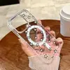 Lista de estaciones de América del Norte: Funda de teléfono magnética con lunares estrellados estilo ins, funda rígida acrílica transparente para iPhone 17 Pro