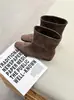 Botines coreanos oficiales para aumentar la altura para mujer, nuevo diseño versátil de nicho versión coreana para otoño e invierno, botas de pierna ancha