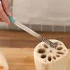 Cepillo para raíz de loto boquilla de tubería cepillo de limpieza cepillo para biberón taza pajilla agujero de raíz de loto cepillo de limpieza multifuncional cepillo de cerdas de cocina