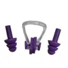 Set de Pinza para Nariz y Tapones para Oídos de Silicona para Natación Transfronterizo, Impermeable y Antideslizante, Equipo Profesional de Natación para Adultos y Niños, Venta al por Mayor desde el Fabricante