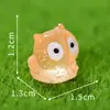 Muñeca de búho de ojos grandes luminosa para Nuevo Producto Transfronterizo, Adornos DIY para Paisajismo de Jardín y Granja, Micro Paisaje, Adornos Pequeños