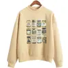 Sudadera con cuello redondo holgada Intage Pickles Enlatados Pickle Enlatado Sudadera para hombre