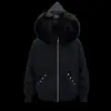 Comercio Exterior Sudadera con Capucha y Cremallera Cardigan de Felpa con Cuello de Strass Estilo Oscuro Y2K Ropa Urbana de Moda para Mujer Venta al por Mayor