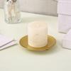 Portavelas Romántico de Aromaterapia Base de Bandeja de Hierro Forjado Adornos Decorativos Lindo Simple Moderno Portavelas Pequeño