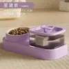 Dispensador de agua y comedero eléctrico para mascotas, combo 2 en 1 automático para agua y comida, disponible en formas redondas y cuadradas, múltiples colores, venta al por mayor