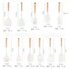 Juego de espátulas de silicona, resistentes a altas temperaturas, para utensilios de cocina antiadherentes, espátula de cocina con mango de madera, cuchara para sopa, herramientas de cocina para el hogar