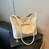 Bolso Bandolera Súper Caliente Sencillo con Cubo y Lazo para Mujer 2024 Nueva Moda Lujo Ligero Portátil