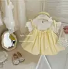 Conjunto de Verano 2026 para Bebé Nuevo Elegante Top con Mangas Volantes para Niña y Falda Floral Conjunto de Dos Piezas Ropa de Verano Súper Linda para Niños