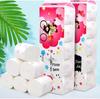 Papel higiênico de boa qualidade rolo de polpa de madeira papel para uso doméstico proteção ambiental impressão quatro camadas espessado papel higiênico doméstico acessível 1500g