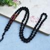 Venta al por mayor de fábrica cordón tejido grueso imitación piedra de jade negro joyería dorada jade Wen juega colgante de jade cordón cordón para el cuello