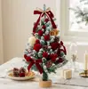 Set de Árbol de Navidad para Decoración de Escena de Sala de Estar, Mini de Escritorio Pequeño Modelo Nuevo, Adornos de Decoración para el Hogar de Alta Gama