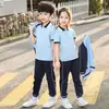 Uniformes para Escuela Primaria y Secundaria, Uniformes para Jardín de Niños, Uniformes de Clase, Ropa Deportiva de Tres Piezas para Juegos y Actuaciones de Primavera, Otoño y Verano, Trajes de Trabajo para Maestros