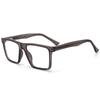 1332 gafas para miopía ligeras de TR90 para hombre y mujer, montura de moda para estudiantes y oficinistas, gafas planas, gafas para miopía
