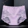 Talla Grande Encaje Antibacterial Sexy Cintura Media Transparente Ropa Interior para Mujer Corte Abertura Transpirable y Cómodo Entrepierna de Algodón Puro Calzones Levanta Glúteos para Mujer