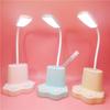 Lâmpada de Mesa Mini Pet Fofo de Desenho Animado Recarregável por USB Luz Noturna Proteção Ocular para Crianças LED Pequena Lâmpada de Mesa para Leitura Presente Personalização