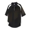 Camisas e Camisetas para Homens, Estilo Americano de Verão Marca da Moda Manga Curta Verão Novas Camisetas Largas para Homens, Marca da Moda