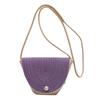 Bolso Tejido de Cuerda de Algodón con Cierre de Perla Mini Bolso de Playa para Mujer Verano Fresco Nuevo Casual Bandolera Hombro Tejido de Paja
