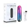 Vibrador Mini Bala Vibratório Feminino para Comércio Exterior, Massageador Compacto para Provocação ao Ar Livre, Brinquedo Inovador para Adultos