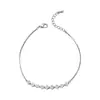Pulsera de Trébol de Cuatro Hojas con Circonia Dulce y de Alta Gama, Estilo Nuevo Transfronterizo para Mujer, Joyería de Nicho, Versátil y de Moda para el Día de San Valentín
