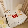 [Alfombrilla de PVC para mesita de noche] Impermeable, a prueba de aceite y a prueba de polvo Tela de cubierta Cuero Mesa Simple Moderna Cubierta para refrigerador Lavadora Alfombrilla
