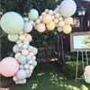 Set de Cadena de Globos de Doble Agujero de 5m para Ceremonia de Apertura, Decoración de Sala de Bodas, Fiesta de Cumpleaños, Decoración de Arco de Globos, Accesorios de Boda