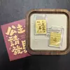 Empresa Grande Patrón Personalizado Pegatinas Doradas para Teléfono Móvil Oro Puro Pegatinas de Oro 999 Souvenirs Ricos Regalos de Negocios Al por Mayor
