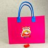 Bolsa de Fieltro Personalizada Little Red Book para el Festival de Medio Otoño, Bolsa de Regalo para el Regreso a Clases, Bolsa de Compras, Bolsa Tote, Bolsa de Fieltro