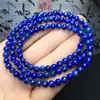 Cristal natural transfronterizo lapislázuli piedra en bruto cuentas redondas pulidas cuentas sueltas DIY pulsera de cuentas hecha a mano accesorios productos semiacabados
