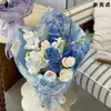 Papel de Embalaje Floral con Patrones Florales en Relieve, Papel Kraft Engrosado para Envolver Flores, Papel para Envolver Ramo de Rosas