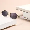 Gafas de Sol Ovaladas 2026 Nuevo Modelo para Mujer de Metal Estilo Calle Celebridad de Internet Gafas de Sol Retro Transfronterizas Gafas de Sol para Foto de Celebridad de Internet