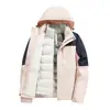 Chaqueta Downstorm Tres en Uno para Mujer con Forro de Grafeno Set de Dos Piezas Impermeable Cortavientos Ropa de Senderismo y Montañismo para Hombre Estampado de Logo