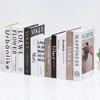 Enfeites de Livro Decorativos Ingleses, Estilo da Moda de Grandes Marcas Adereços para Fotografia de Livros Artificiais, Decoração Suave para Estúdio B&B Livro Falso Revista