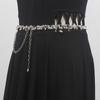 Corrente de cintura com strass acessórios femininos cinto de metal versátil de alta qualidade requintado vestido decorativo feminino na moda