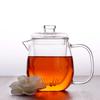 Xícara de Chá Grande de Vidro com Alça Separação de Chá e Água Xícara de Chá de Flores com Infusor Filtro Xícara de Chá Copo de Água Doméstico Copo Transparente