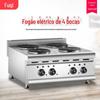 FUQI comercial FQ-4E fogão elétrico de mesa fogão elétrico placa redonda fogão elétrico de quatro cabeças
