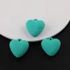 Corazón Color Caramelo Escarchado Forma de Corazón Grande Acrílico DIY Llavero Hecho a Mano Colgante Accesorios Materiales Piezas Pequeñas