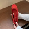 Zapatos Planos Versátiles con Lazo y Boca Poco Profunda para Mujer 2026 Primavera/Verano Zapatos de Abuela Mocasines de Suela Suave Zapatos de Ballet Delicados Estilo Francés