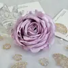 Flores Artificiais Peônia Rosa com Borda Enrolada Cabeças de Flor Decoração de Casamento Cenário para Fotografia Acessórios para Caixas de Presente Cabeças de Flores Artificiais