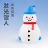 Luz LED Navideña Muñeco de Nieve Decoración de Escritorio Adorno Colgante Lámpara Portátil Infantil Accesorio Luz Nocturna LED Navidad