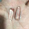 Pétalas tchecas 9*25mm crisântemo reto asas de libélula de vidro cristal acessórios para joias diy materiais artesanais antigos