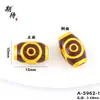 Ansioso Pelo Duradouro Pingente de Pérola Dzi de Nove Olhos Esmaltado Dourado Areia Vietnamita com Furo Acessório DIY Colar Corrente de Suéter