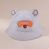Chapéu de Sol Infantil Proteção Solar para Bebê Respirável Chapéu Boina para Bebê Chapéu de Sol Infantil Bonito para Meninos e Meninas Chapéu de Pescador para Crianças Pequenas