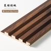 Panel de celosía de madera maciza Panel de la Gran Muralla Panel de pared de madera ecológica Panel de pared de fondo de TV Forma cóncava-convexa Panel decorativo chino nuevo famoso en Internet
